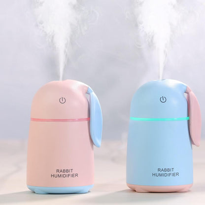 USB Ultrasonic Air Humidifier Rabbit Car Atomizer Air Purifier