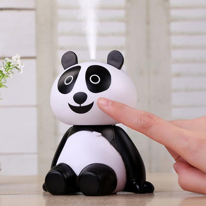 GXZ Cartoon Panda USB Air Humidifier Ultrasonic Desk Humidifiers Mist Maker Fogger Mini Portable Air Purifier 120ml
