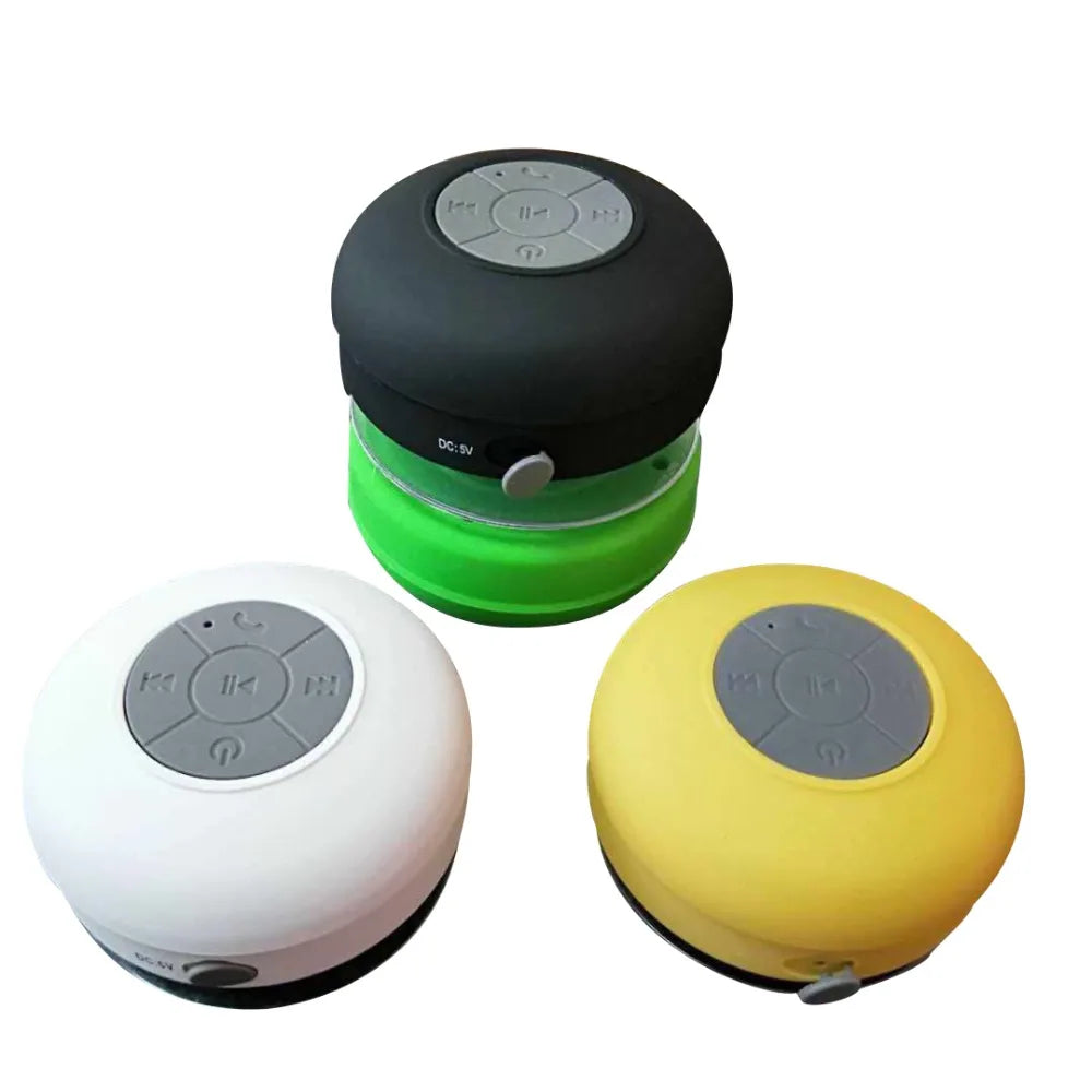 Portable Wireless Bluetooth Speakers Mini Waterproof Shower Speaker for IPhone MP3 Hand Free Car Speaker Bluetooth Receiver